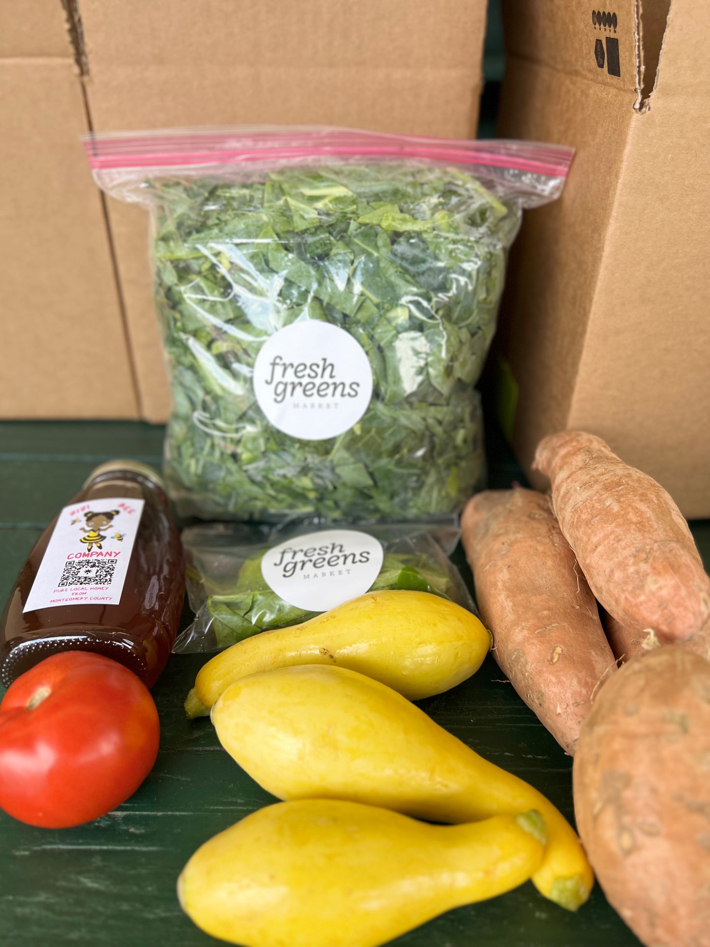 FreshGreens Food Box.